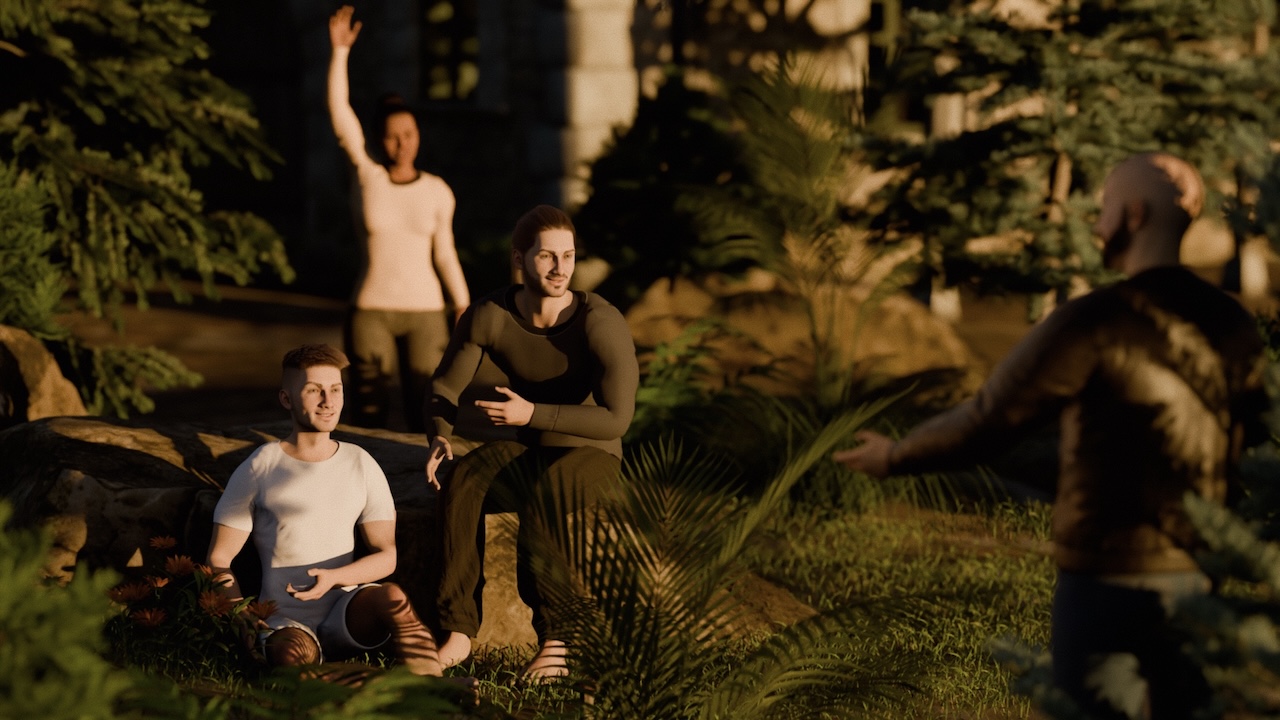 From sound to image: Blender scene