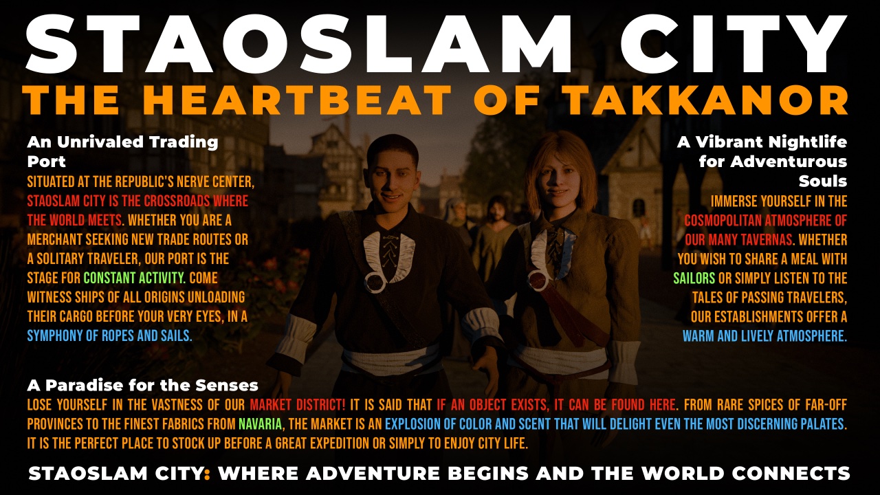 Staoslam City: the heartbeat of Takkanor