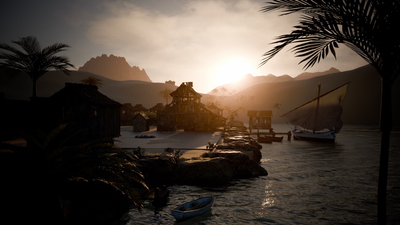 A village on the east coast